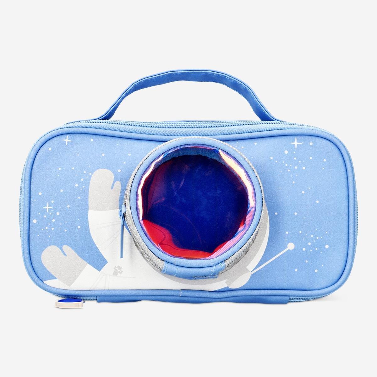 Multicolour astronaut pencil case