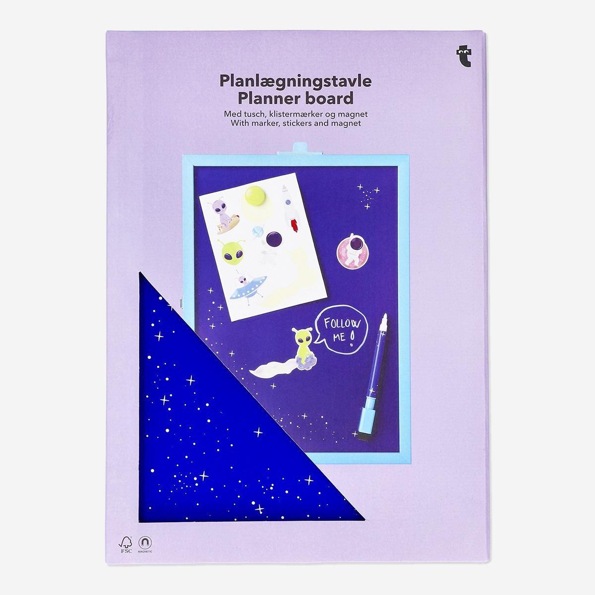 Blue space planner board