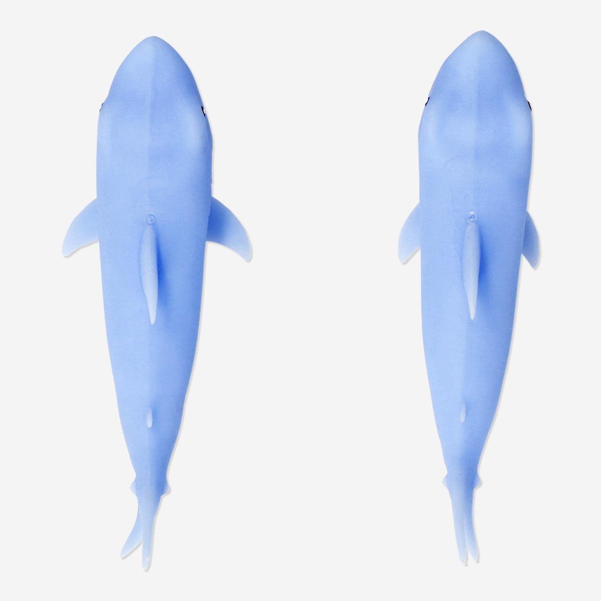 Blue shooting sharks. 2 pcs