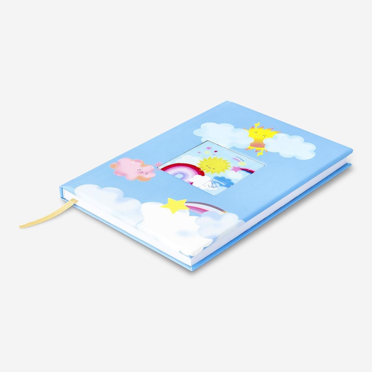 Multicolour tilt puzzle notebook