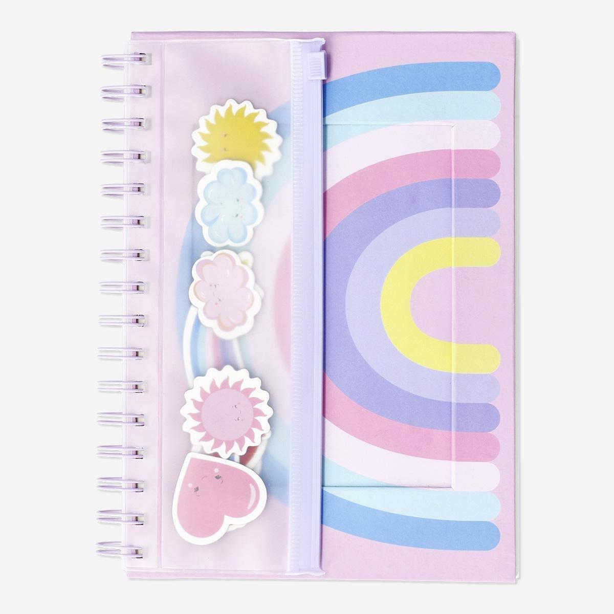 Multicolour notebook. with magnets