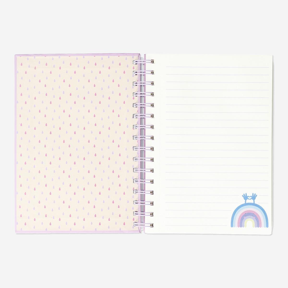 Multicolour notebook. with magnets