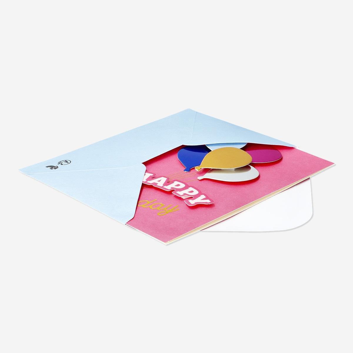 Multicolour birthday card