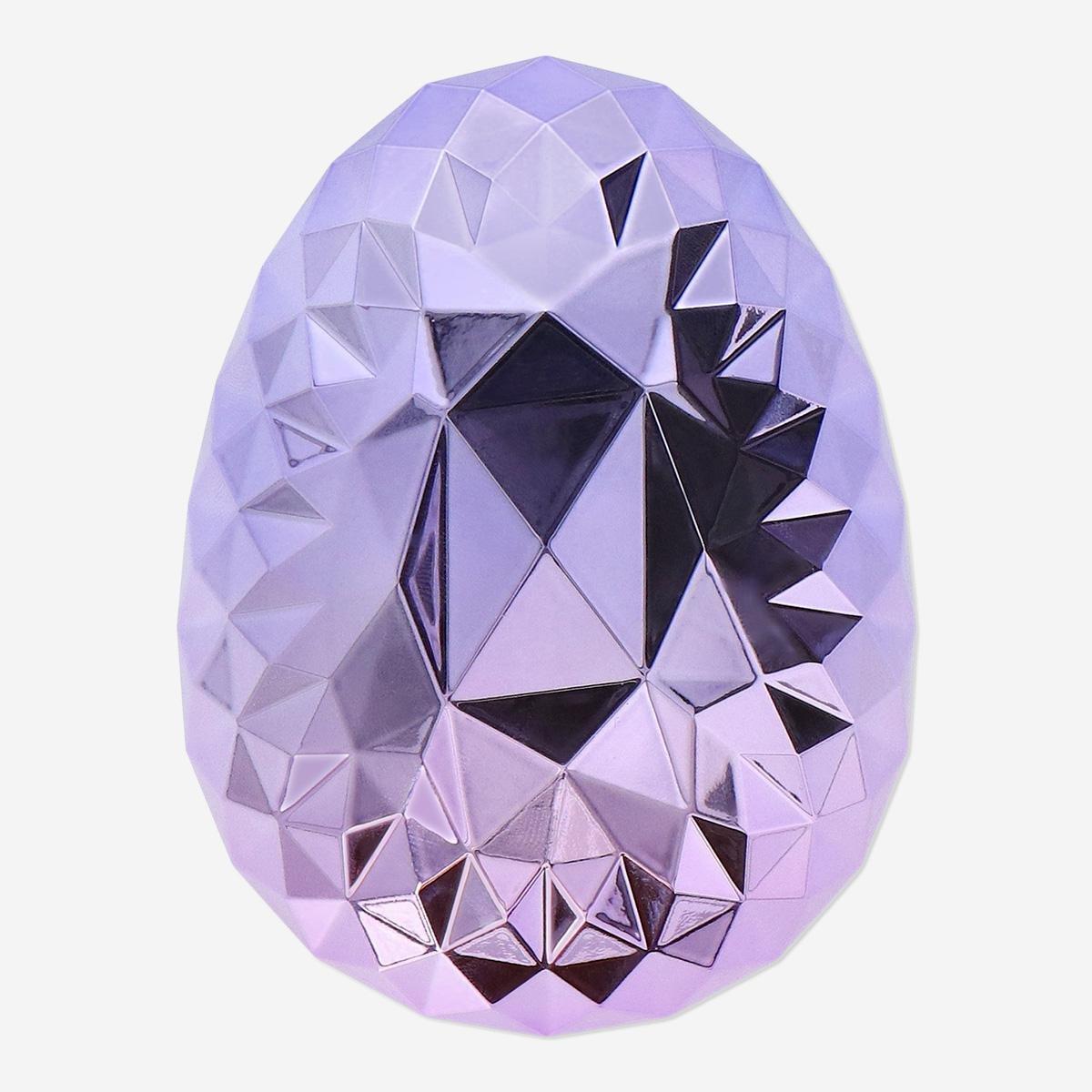 Pink Diamond-Shaped Detangler Hairbrush