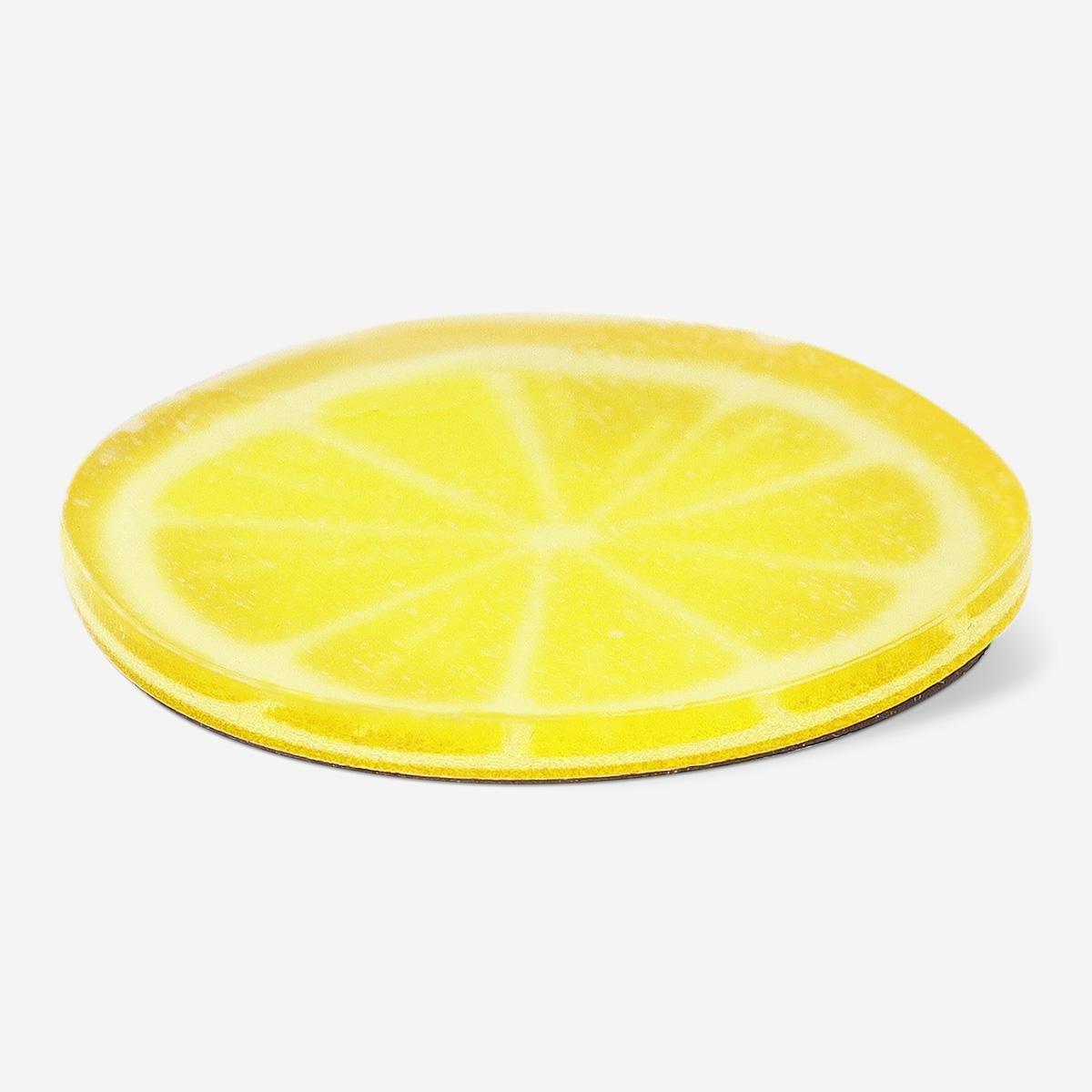Yellow Lemon Magnets. 3 Pcs