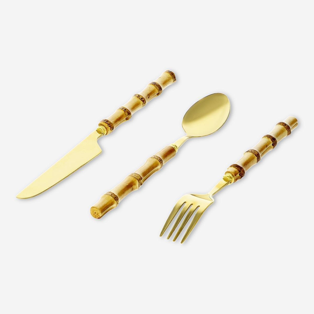 Gold Stainless Steel Cutlery Set