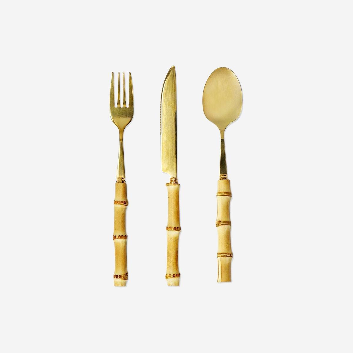 Gold Stainless Steel Cutlery Set