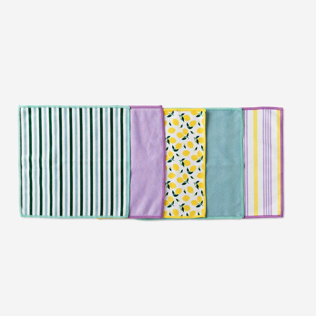 Multicolour Kitchen Cloths. 5 Pcs