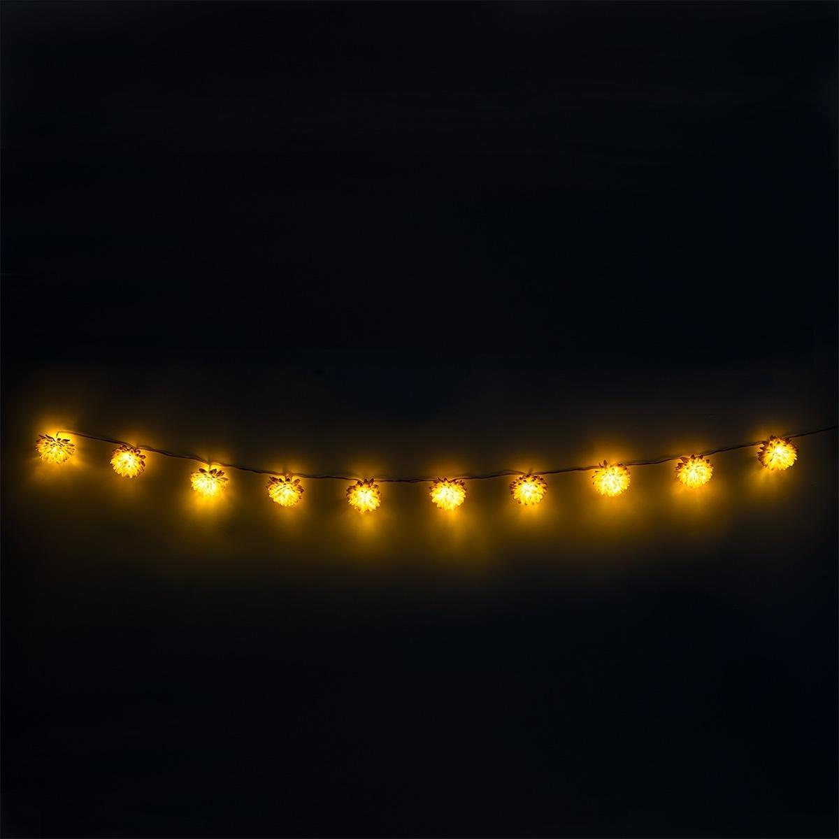 Yellow flower String Lights. 285 Cm