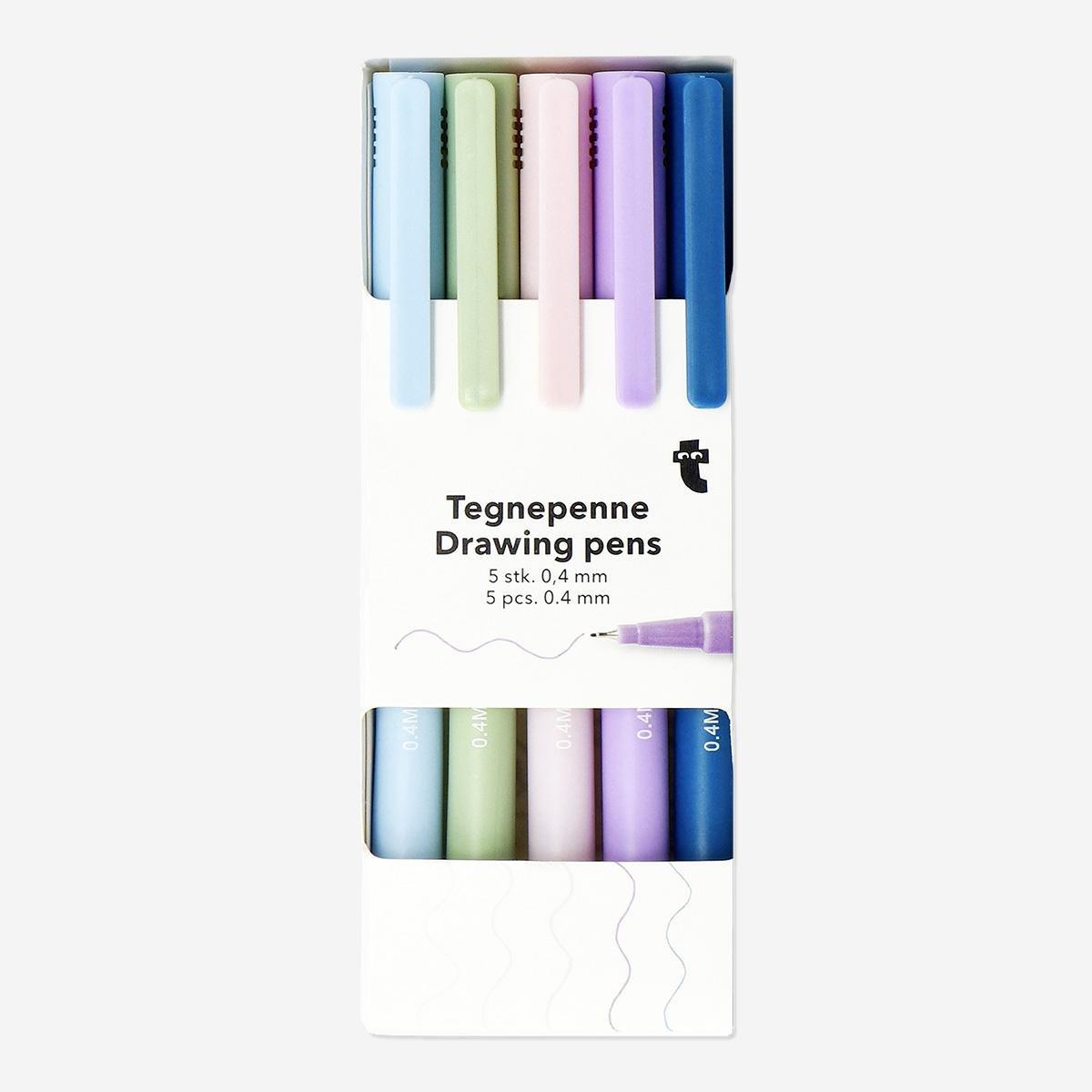MULTI      Drawing pens. 5 pcs