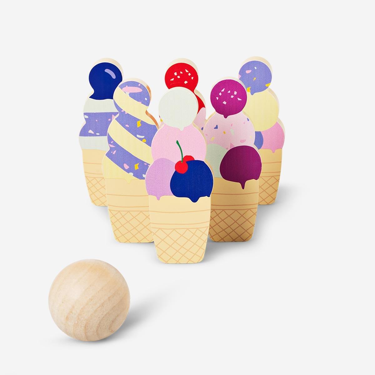 Multicolour Wooden Bowling
