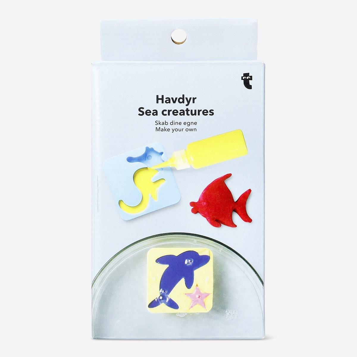Make-your-own sea creatures set
