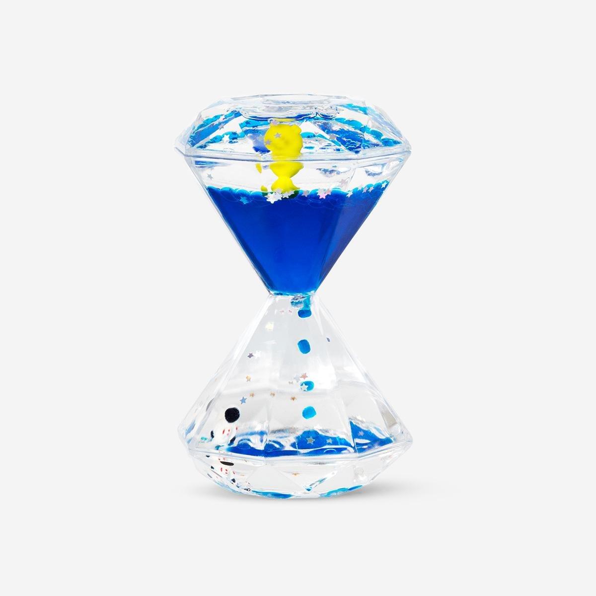 Blue Decorative hourglass