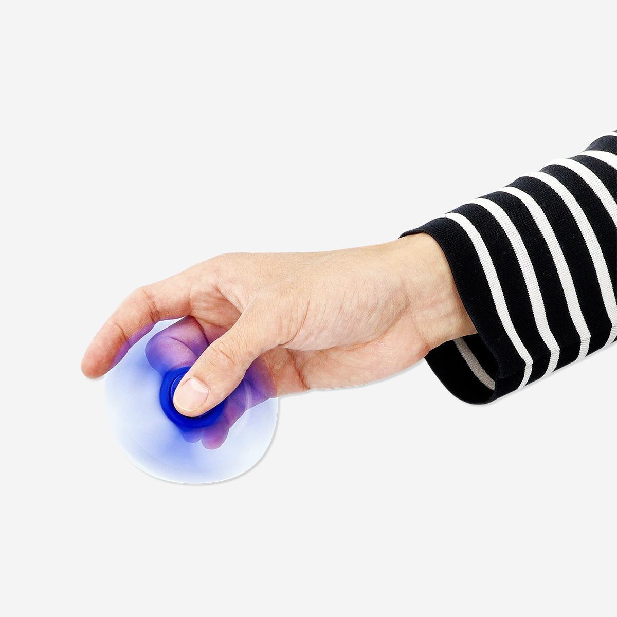 Blue light fidget spinner
