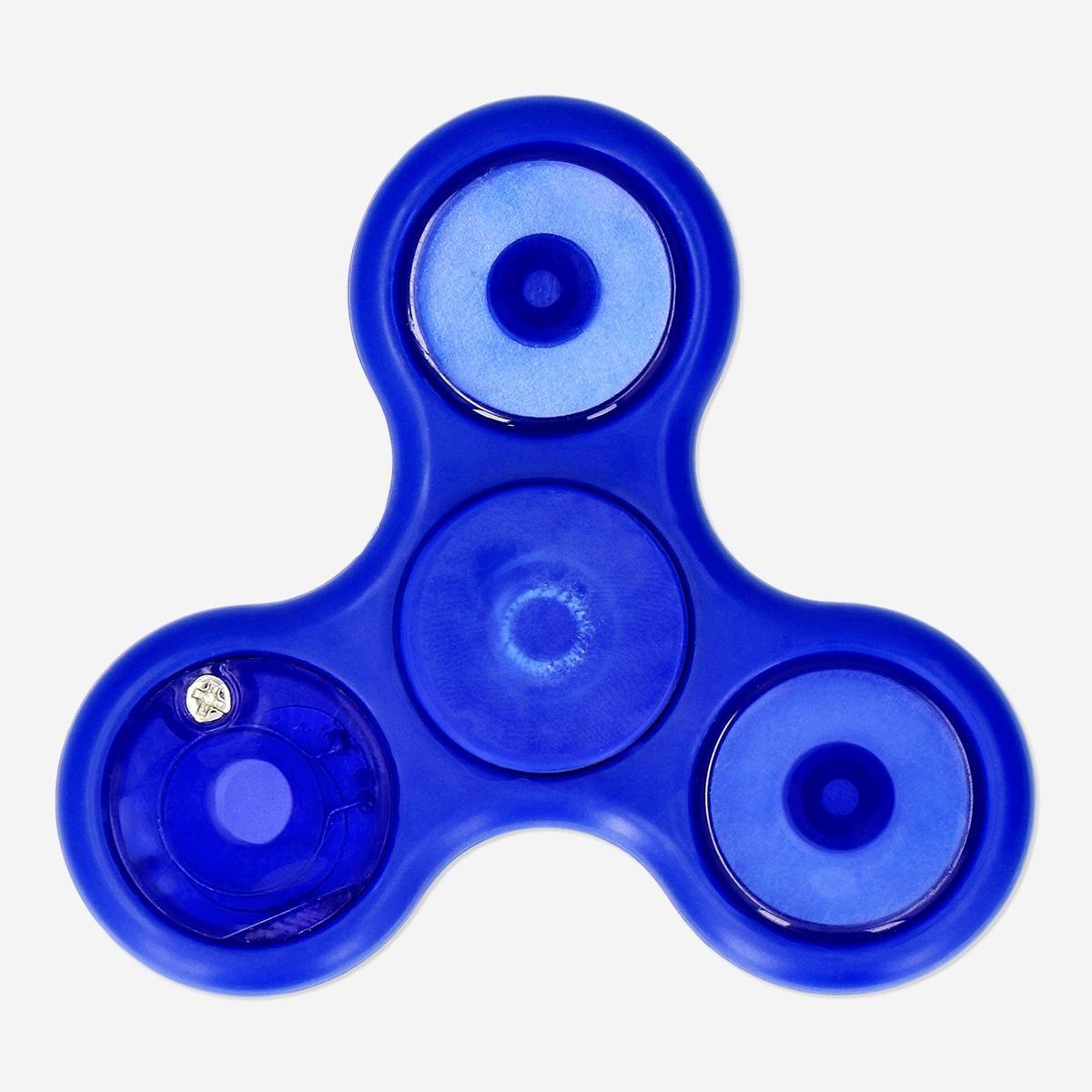 Blue light fidget spinner