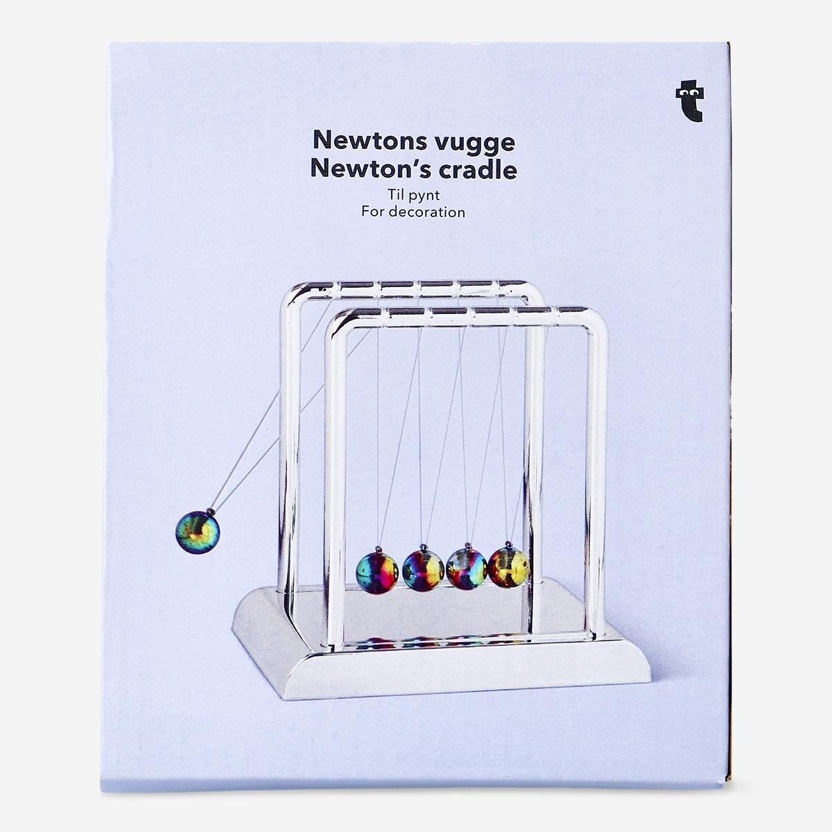 Multicolour newtons cradle