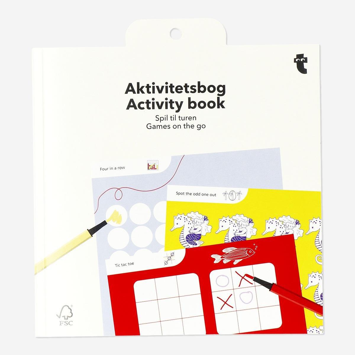Multicolour games on the go activity book