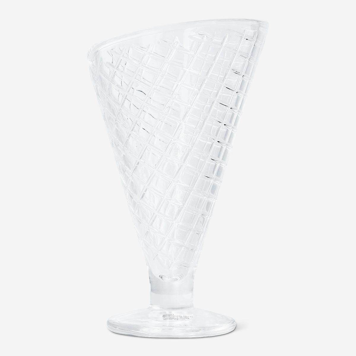 WHITE      Ice cream cone bowl