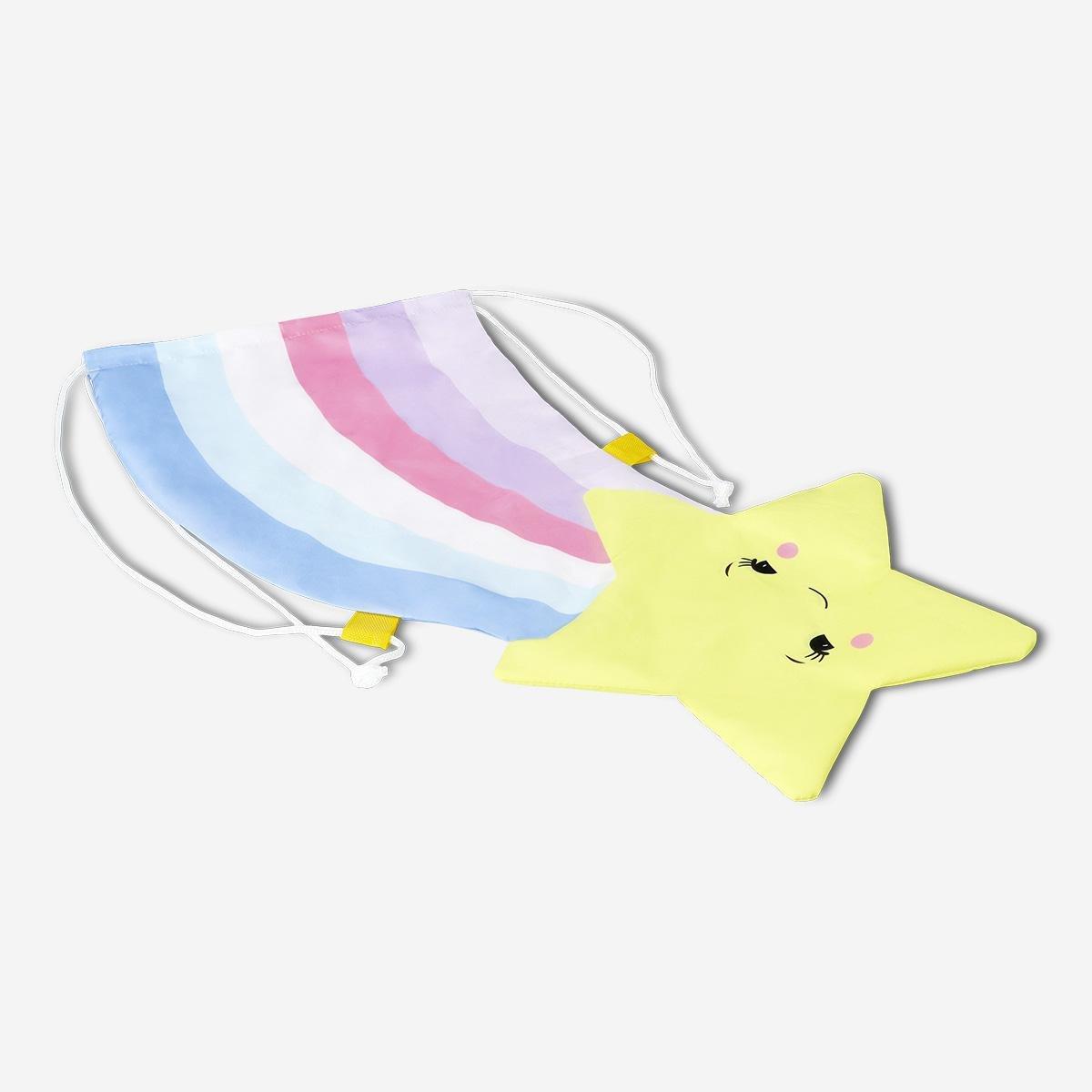 Multicolour shooting star gym bag
