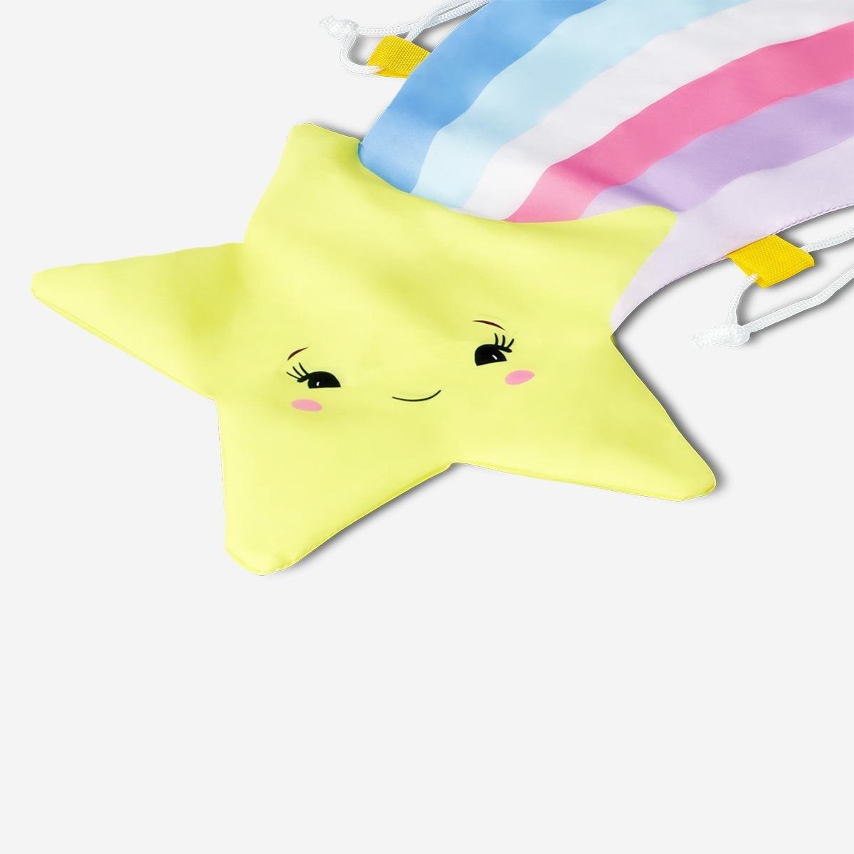 Multicolour shooting star gym bag
