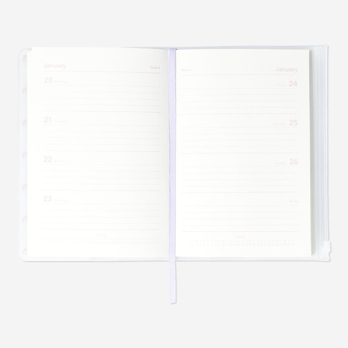 Multicolour english study planner
