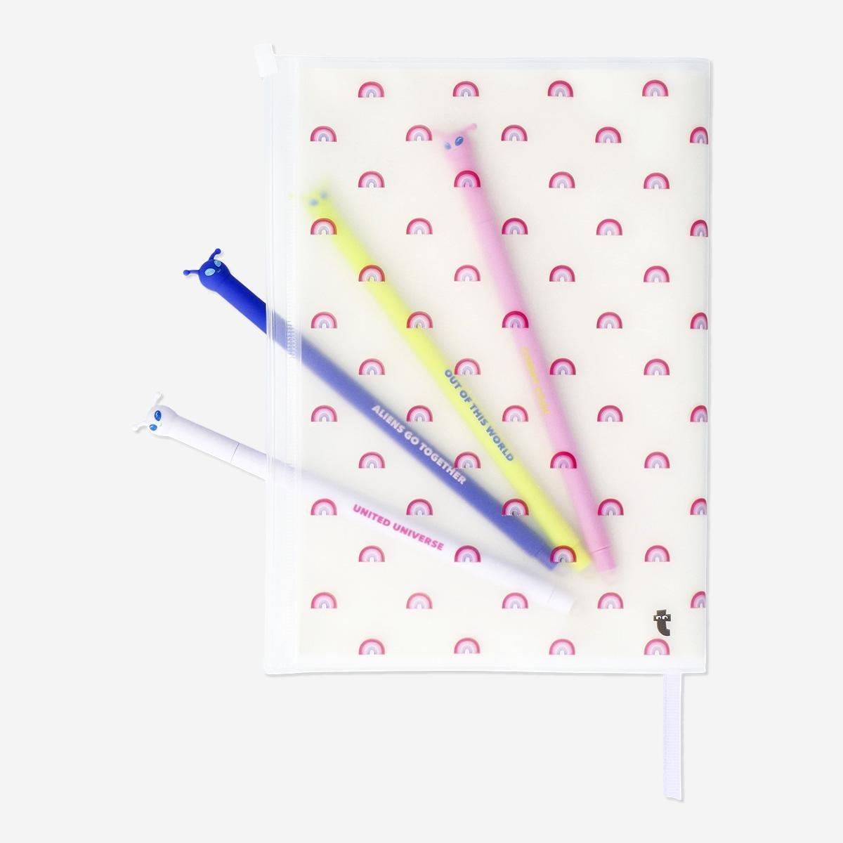Multicolour english study planner