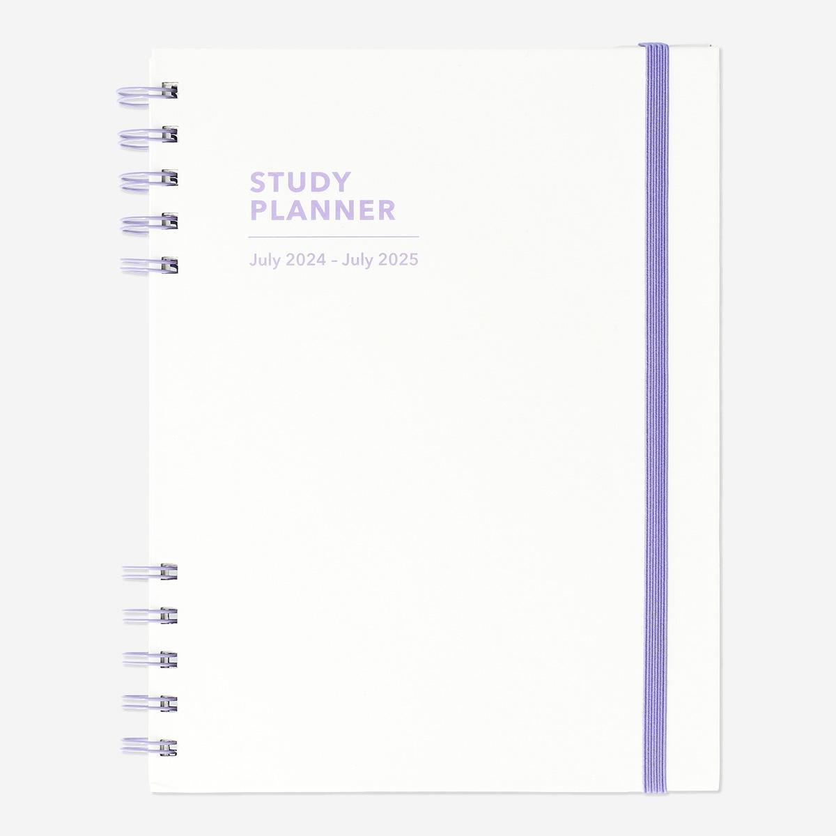 Purple English study planner