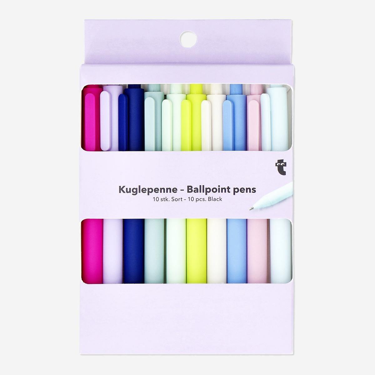 Multicolour ballpoint pens