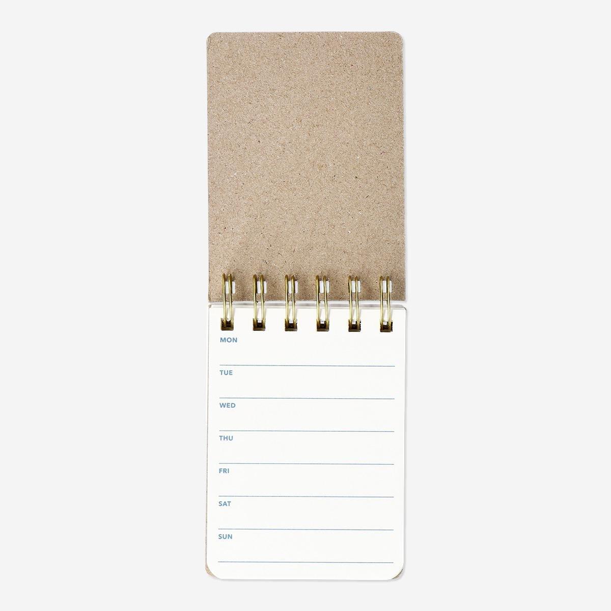 Purple planner pad