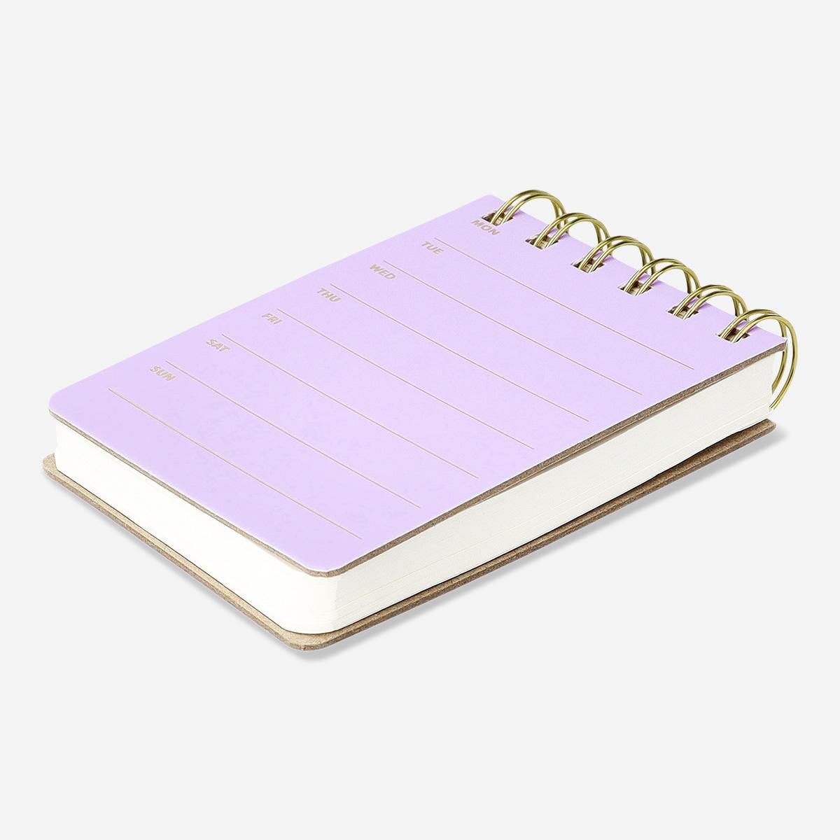 Purple planner pad