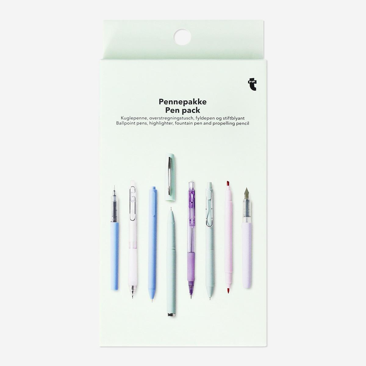 Multicolour pen pack