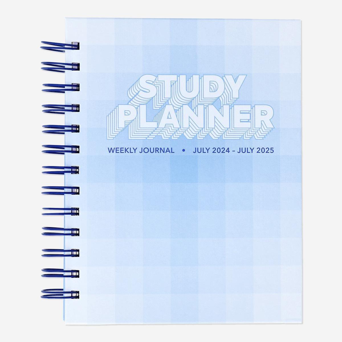 Blue study planner