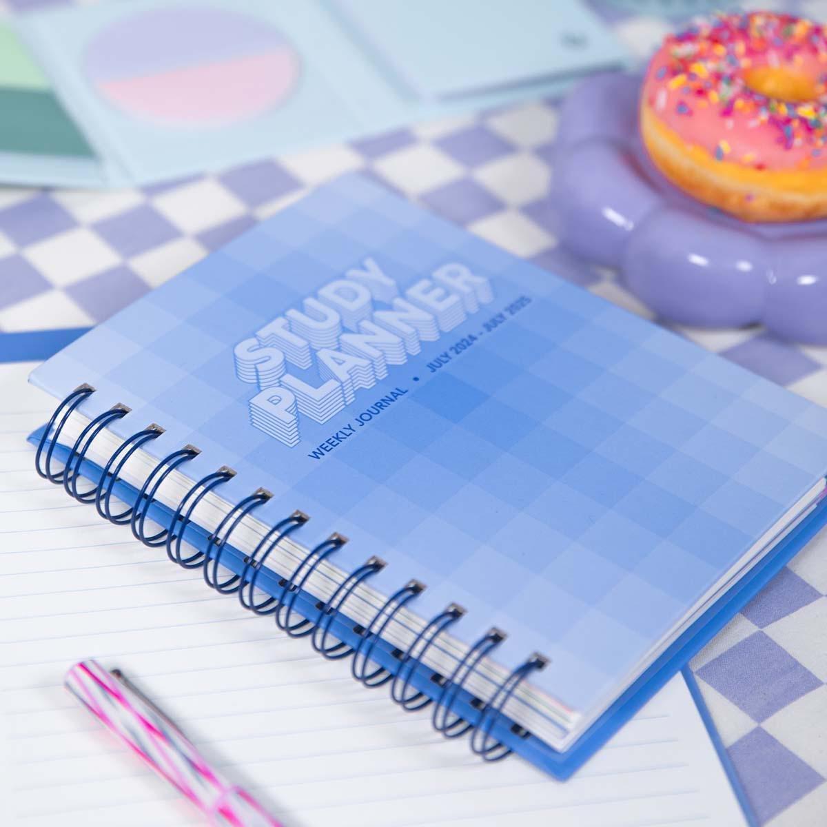 Blue study planner