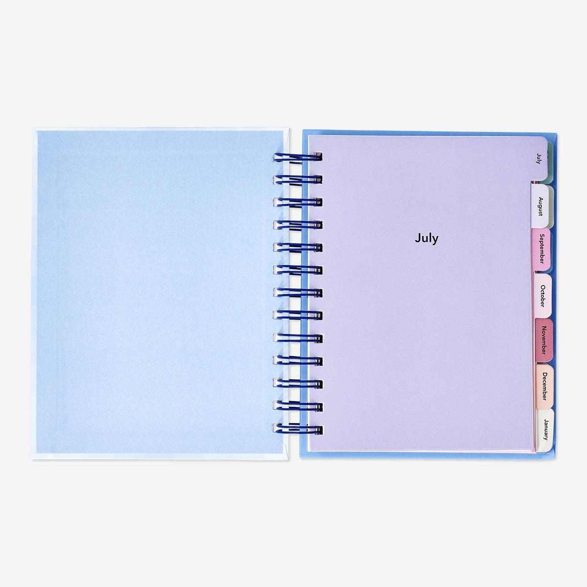 Blue study planner