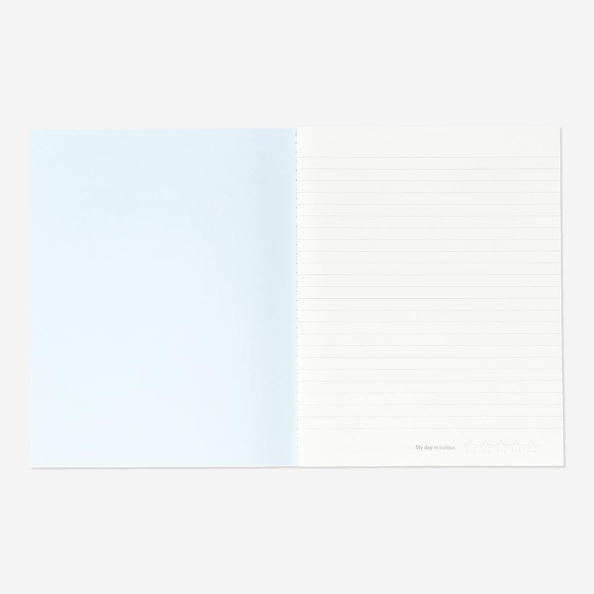 Pink exercise book