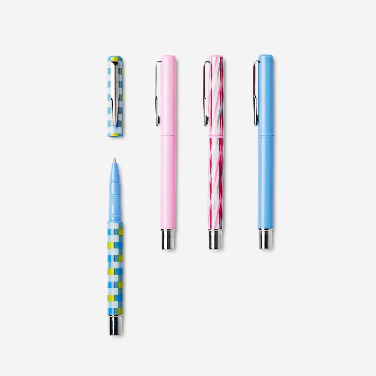 Multicolour rollerball pens