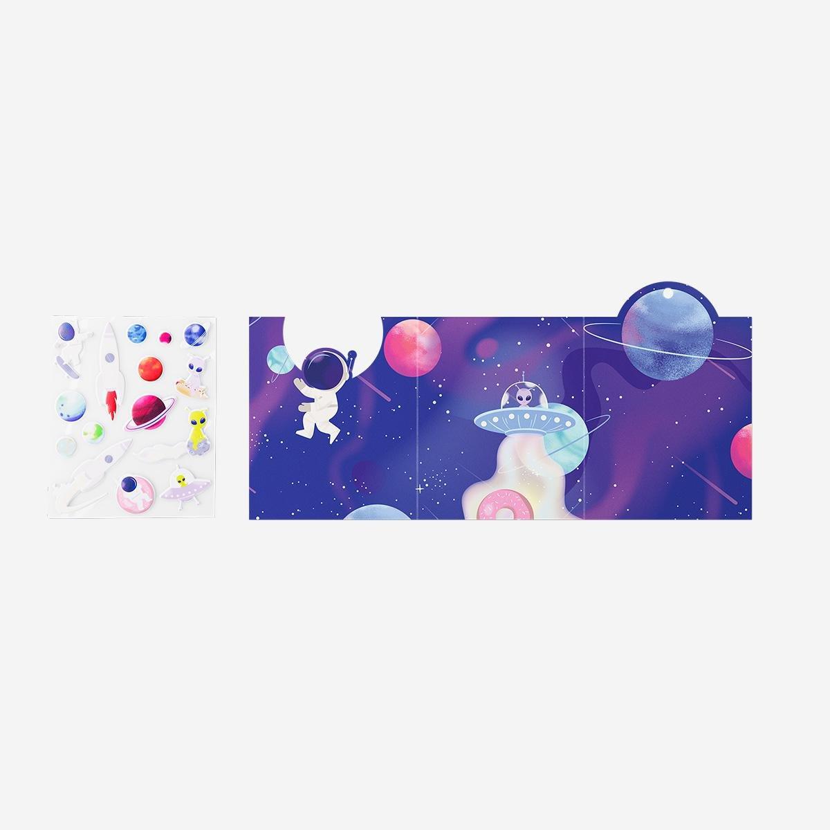 Multicolour Reusable Stickers