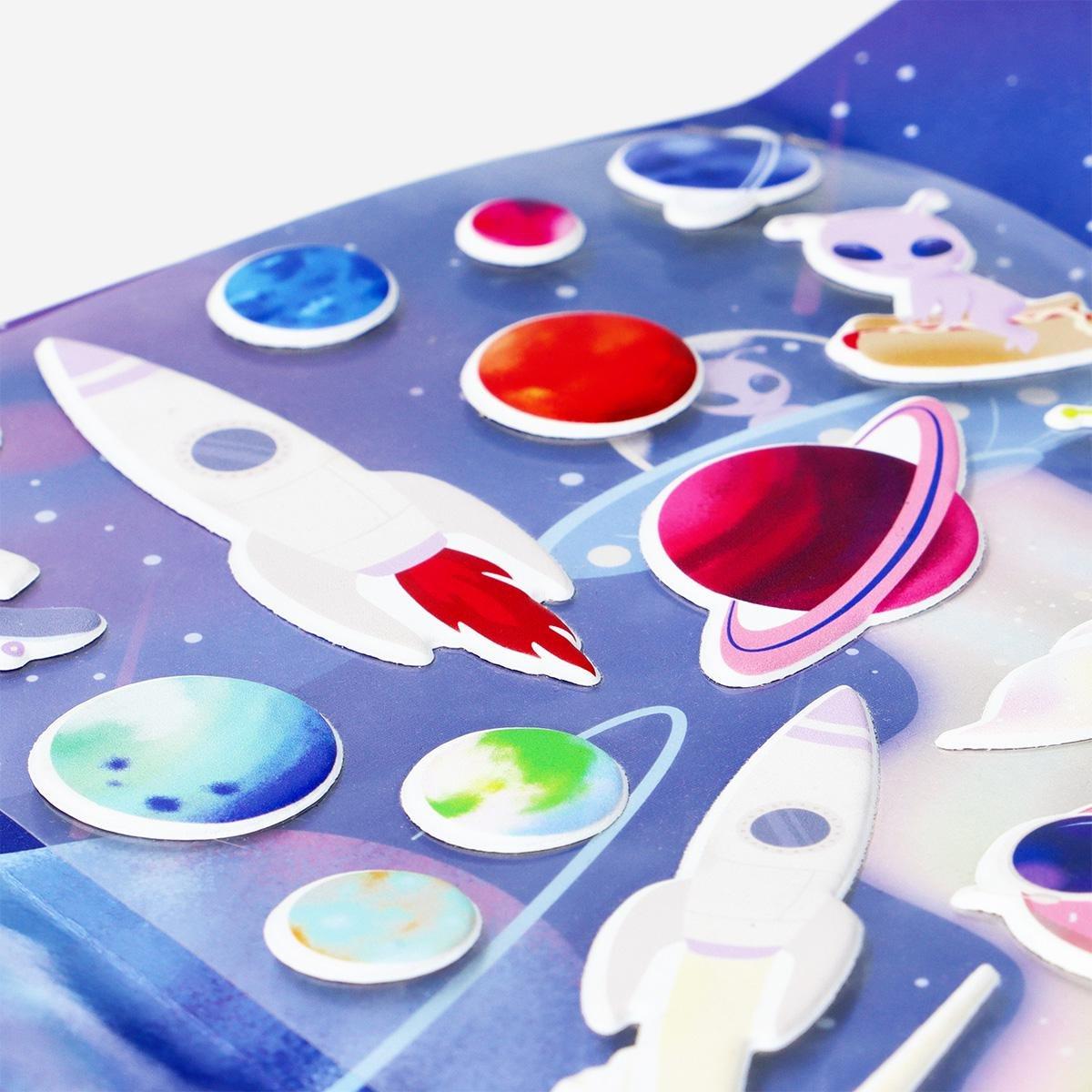 Multicolour Reusable Stickers