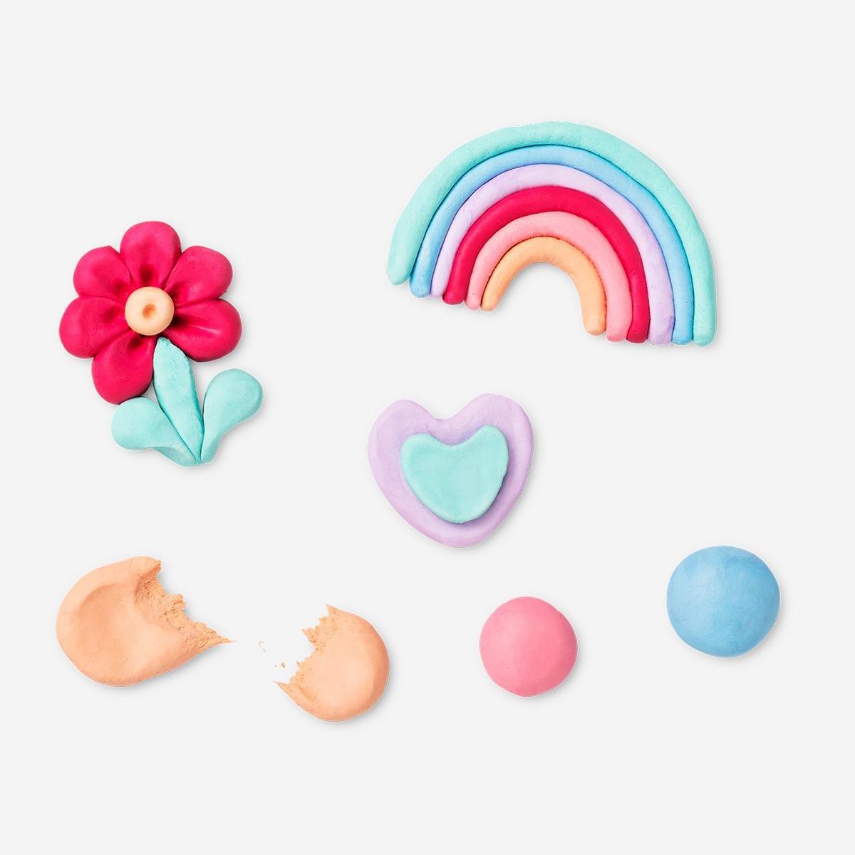 Multicolour self-hardening clay kit