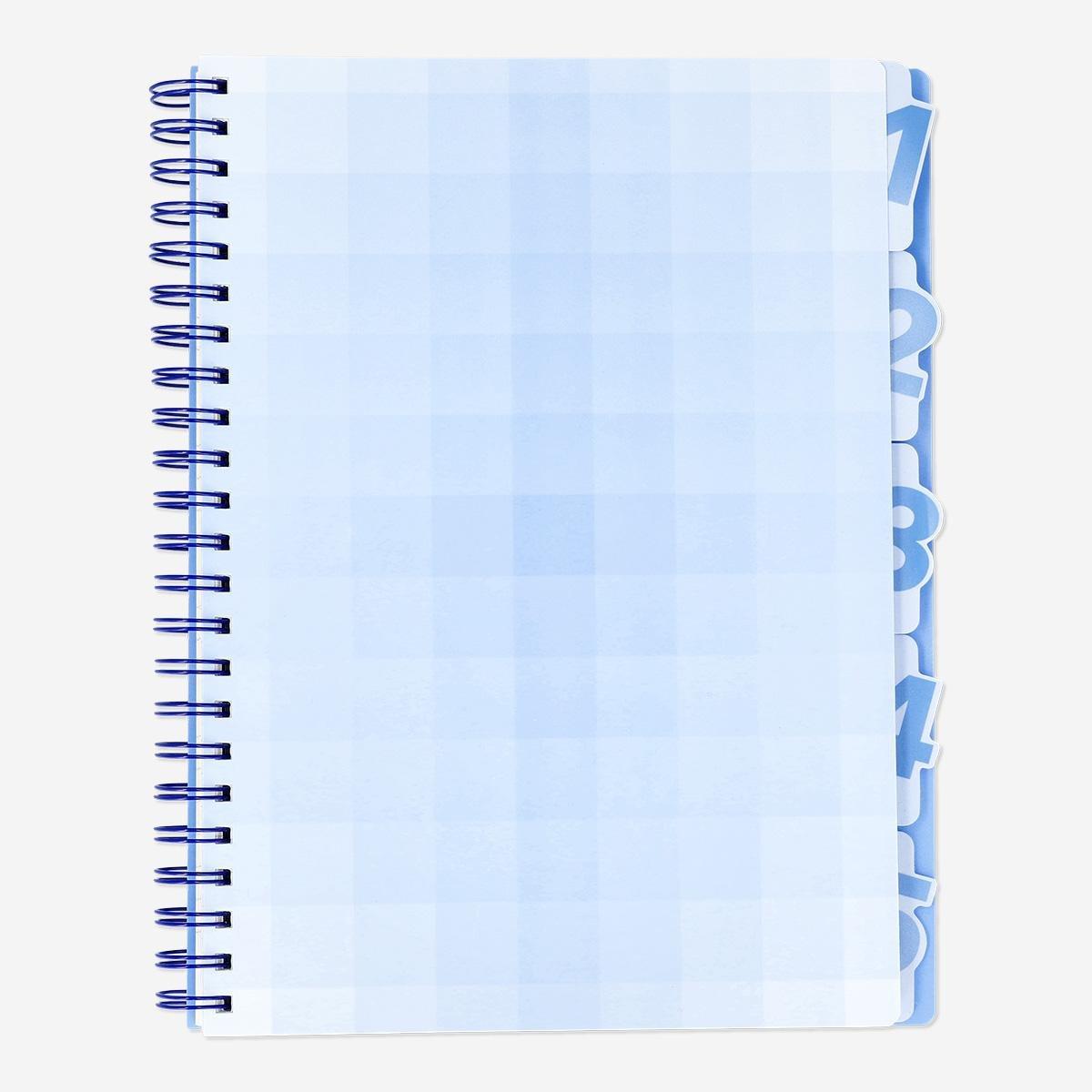 Blue A4 notebook