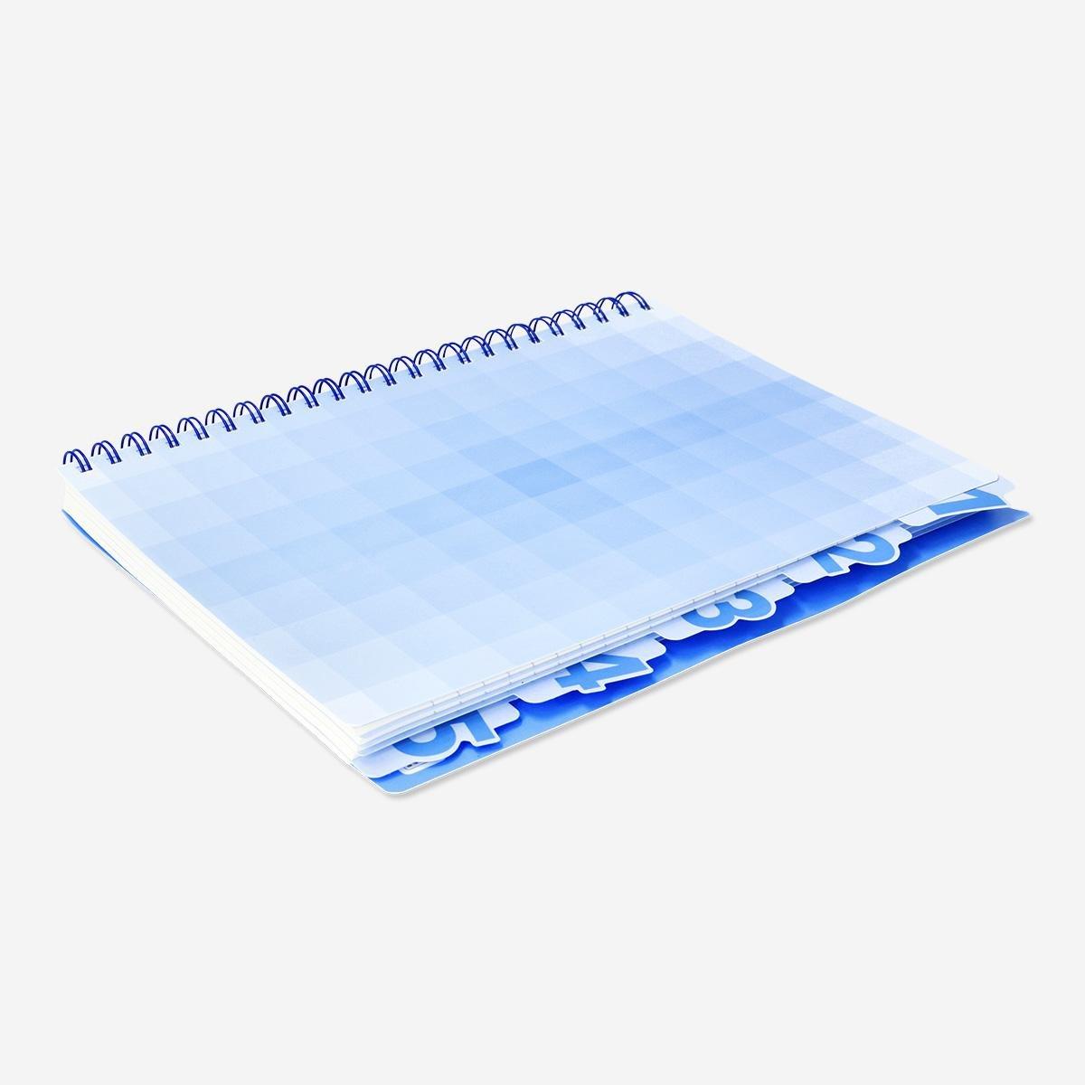 Blue A4 notebook