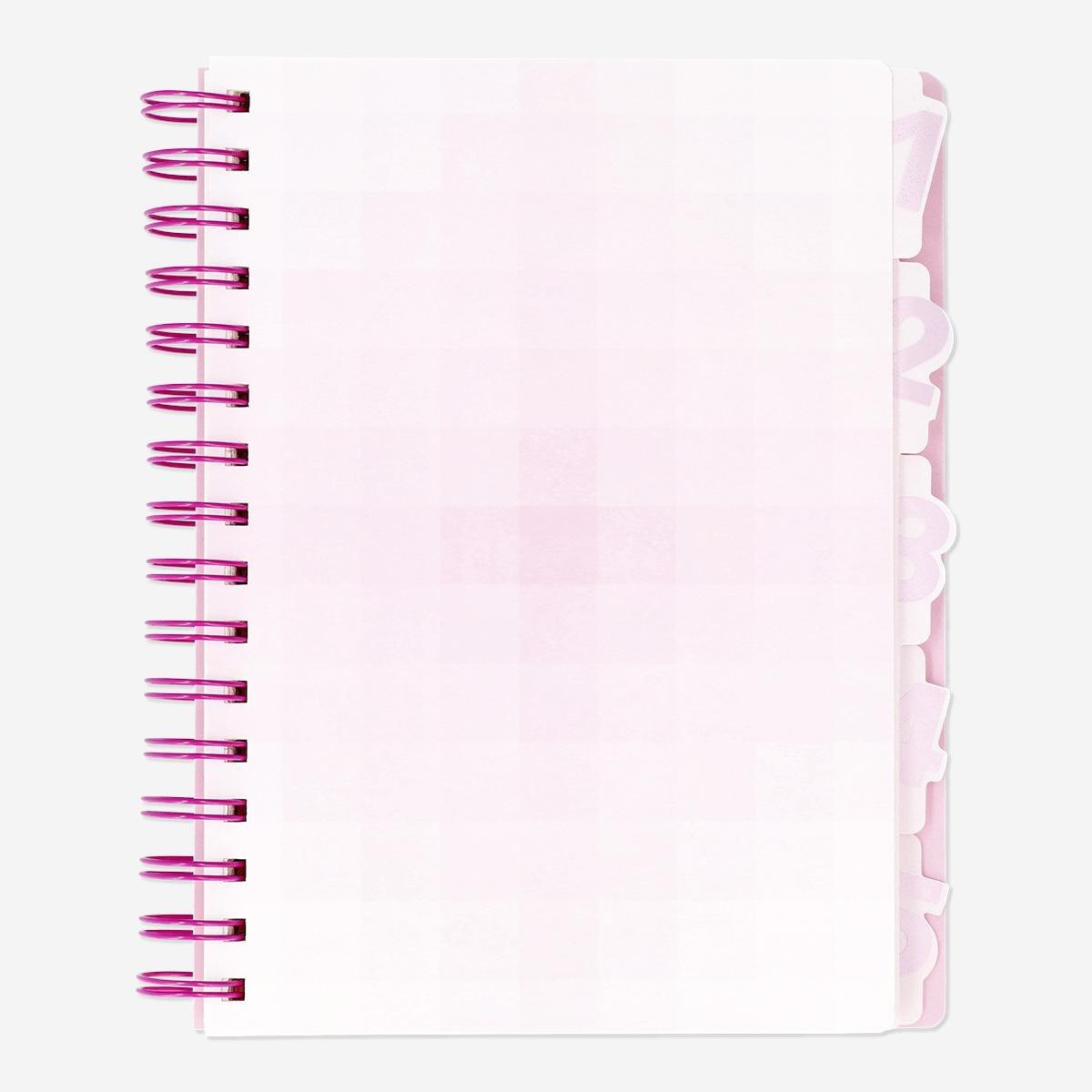 Pink A4 notebook