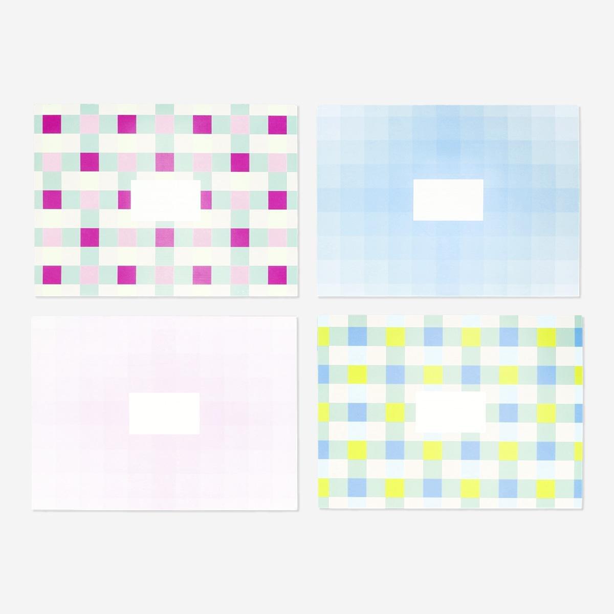 Blue document folders