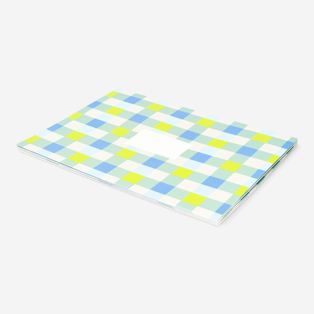 Blue document folders