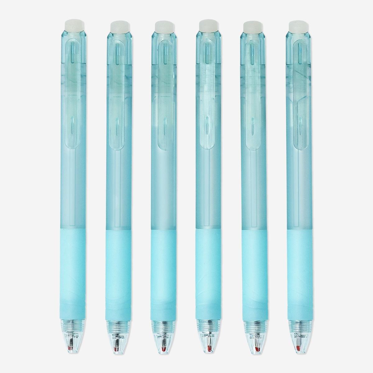 Blue erasable pens