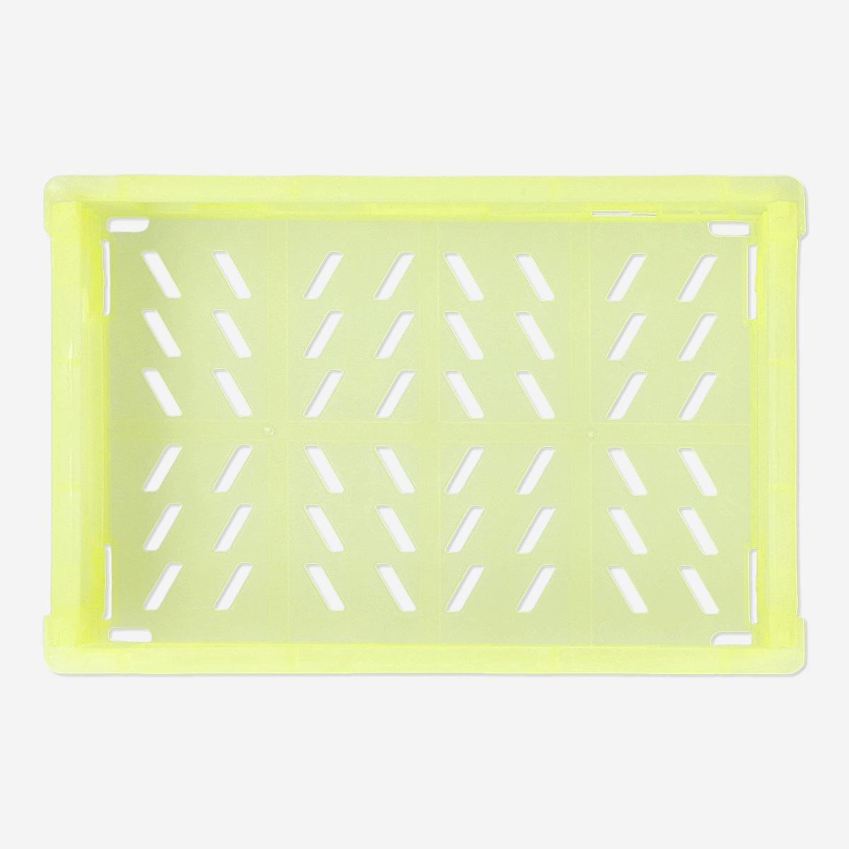 Yellow small collapsible storage box
