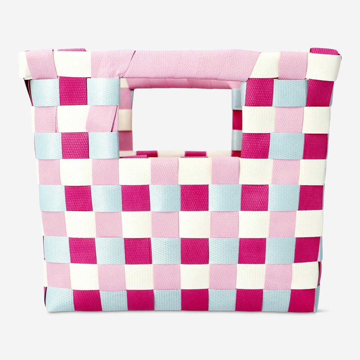 Multicolour large storage basket
