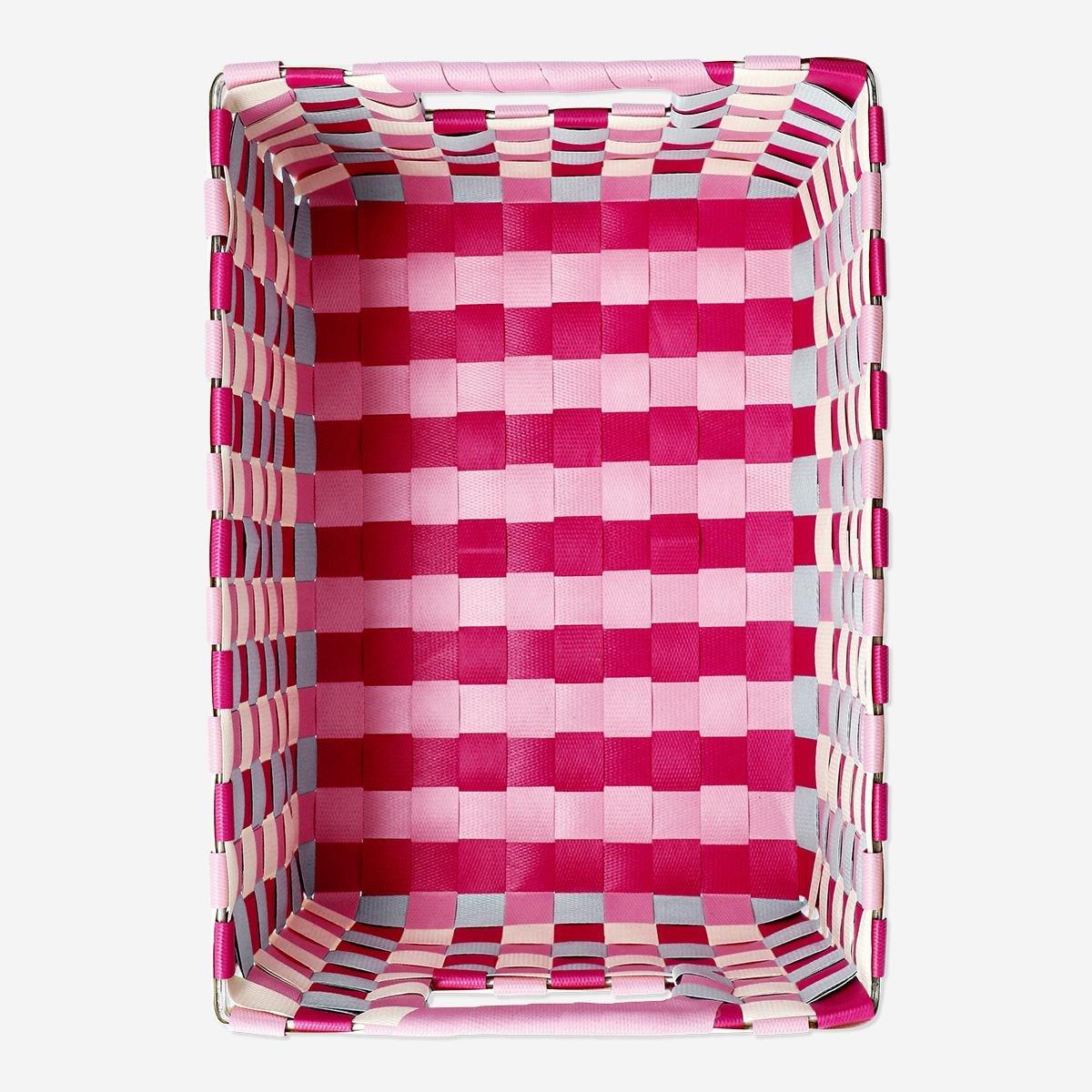 Multicolour large storage basket