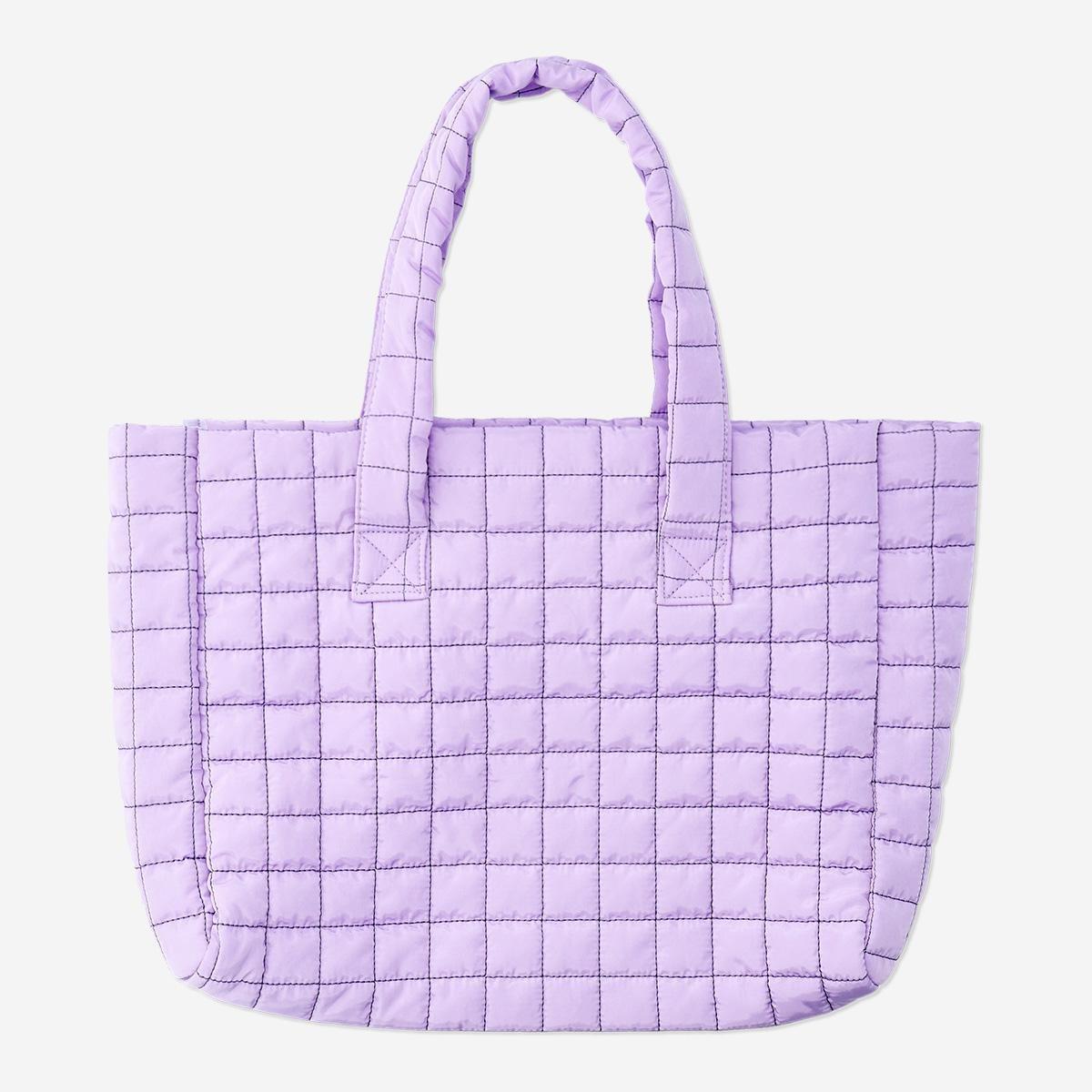 Purple padded bag