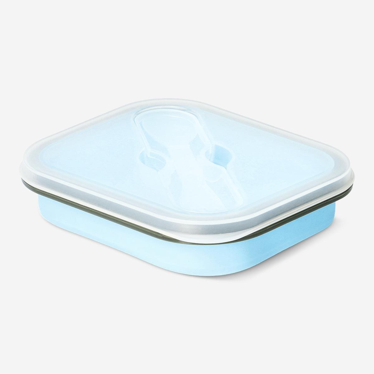 Blue collapsible lunchbox